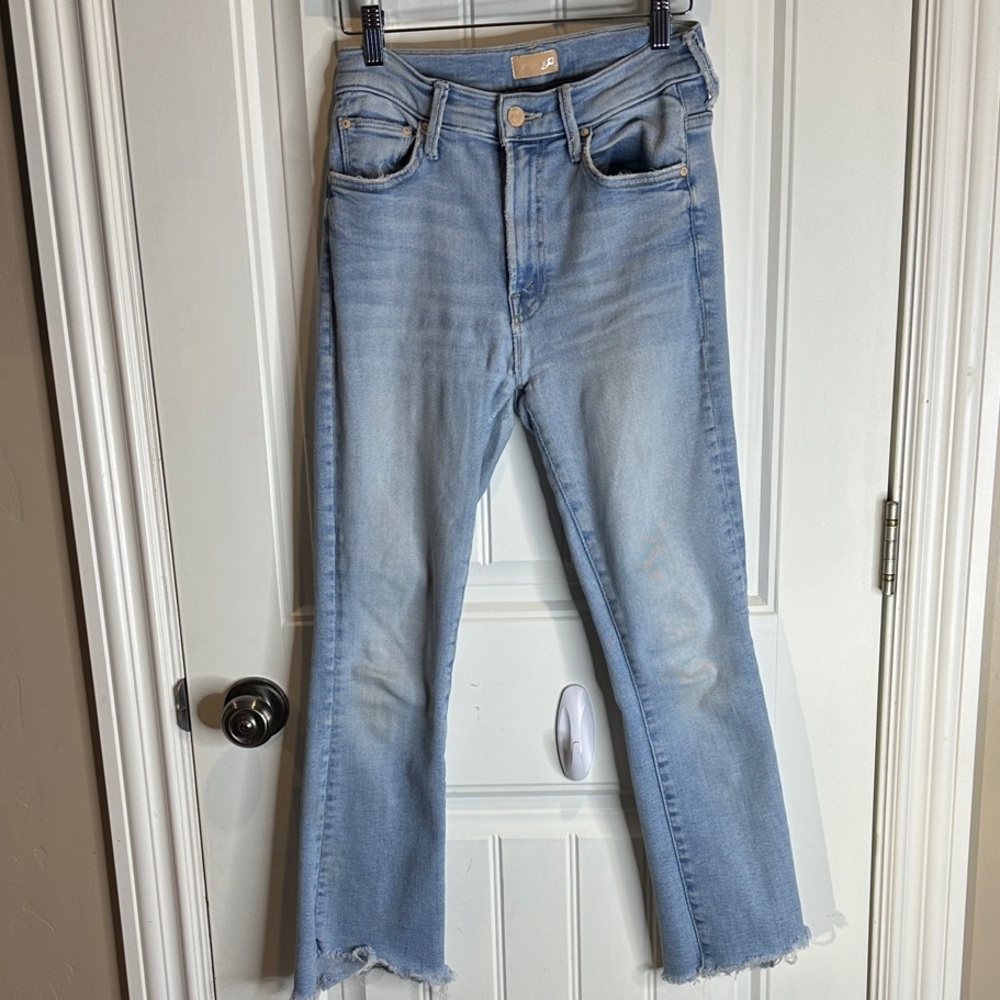 Mother Insider Crop Step Fray